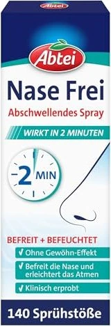 Abtei Nase Frei Abschwellendes Spray, 20 ml