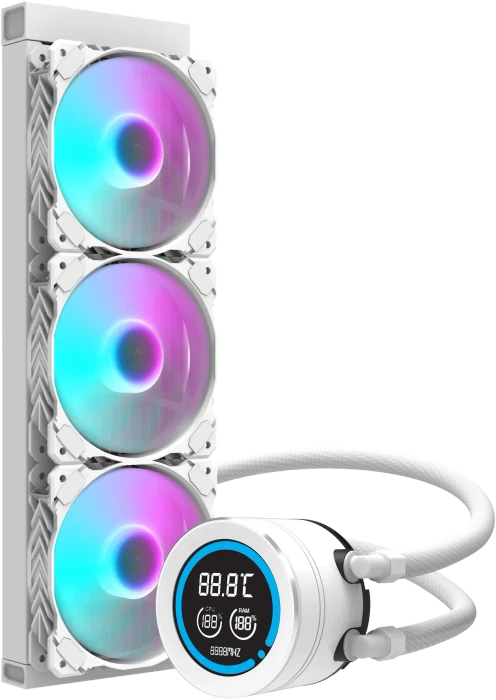 DarkFlash Nebula DN360D White, weiß, 360mm
