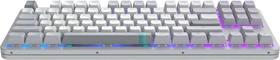 Dark Project ALU87A Daylight Gaming Keyboard, weiß/grau, LEDs RGB, g3ms Zircon Speed, USB, UA/US