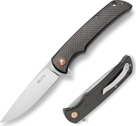 Buck 259 Haxby Taschenmesser carbon fiber