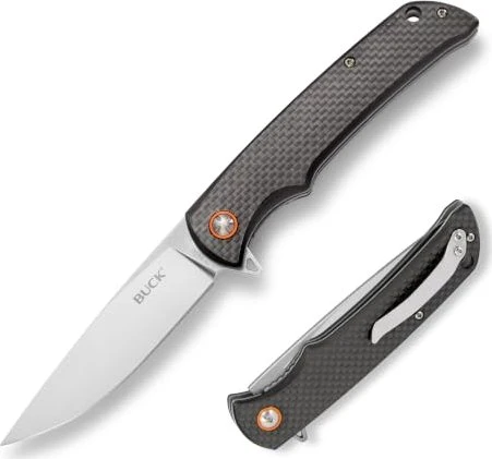Buck 259 Haxby Taschenmesser carbon fiber