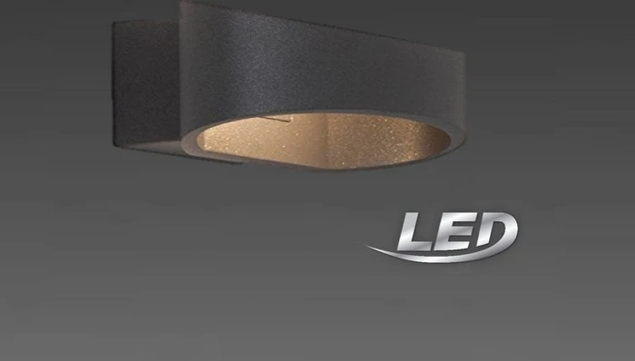 AEG Sunrise LED Wandleuchte anthrazit