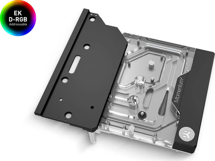 EK Water Blocks Quantum Line EK-Quantum Momentum² ROG Crosshair X670E Hero D-RGB Monoblock, Nickel, Acryl