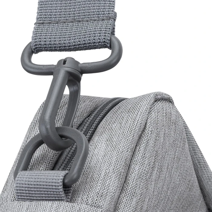 RivaCase Prater anti-theft Laptop Tasche 15.6", Grey/Dark Blue