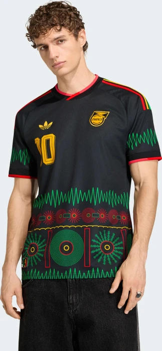 adidas Jamaika 26 x Bob Marley 2026 Auswärtstrikot kurzarm (Herren)
