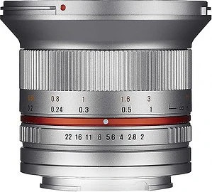 Samyang 12mm 2.0 NCS CS für Micro-Four-Thirds silber