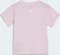 adidas Essentials Lineage Organic Cotton T-Shirt und Shorts Set clear pink/white (Junior) Vorschaubild