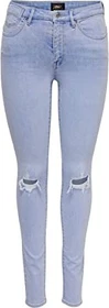 ONLY Skinny High Forever Jeans light blue denim (Damen)