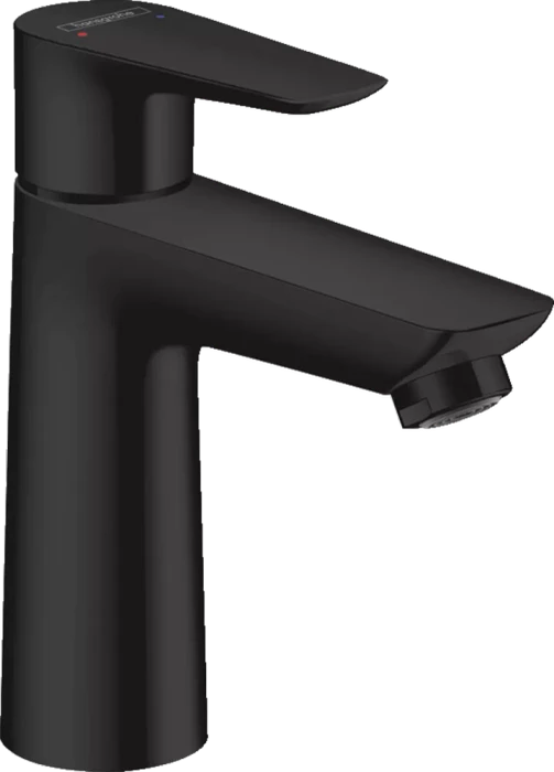 Hansgrohe Talis E 110 mit Zugstangen-Ablaufgarnitur mattschwarz