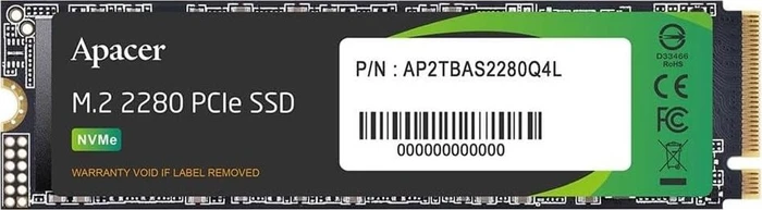 Apacer AS2280Q4L 512GB, M.2 2280 / M-Key / PCIe 4.0 x4