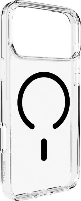 Puro Cover Lite Mag für Apple iPhone 17 Pro transparent/schwarz