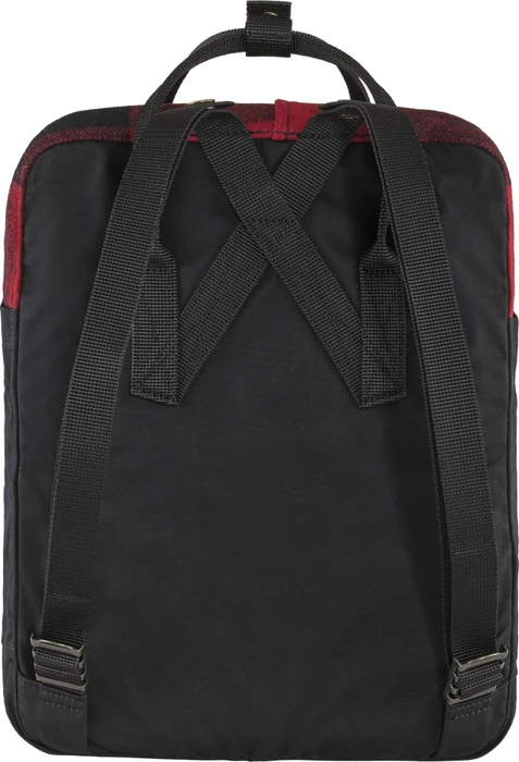 Fjällräven Kanken Re-Wool rot/schwarz
