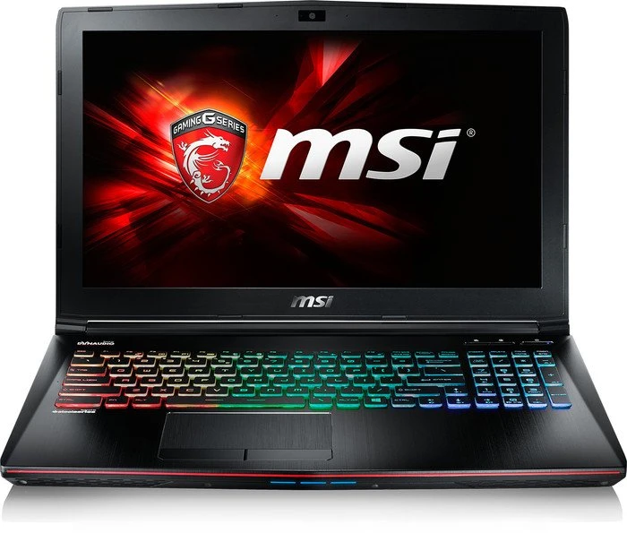 MSI GE62 7RE-088 Apache Pro, Core i7-7700HQ, 16GB RAM, 256GB SSD, 1TB HDD, GeForce GTX 1050 Ti, DE