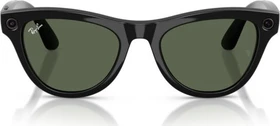 Ray-Ban RW4014 Meta Skyler Gen2 shiny black/G-15 green