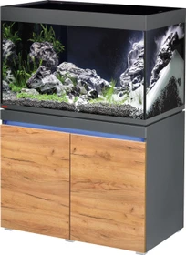 EHEIM incpiria 330 Aquarium-Set mit Unterschrank, graphit/natur, 330l