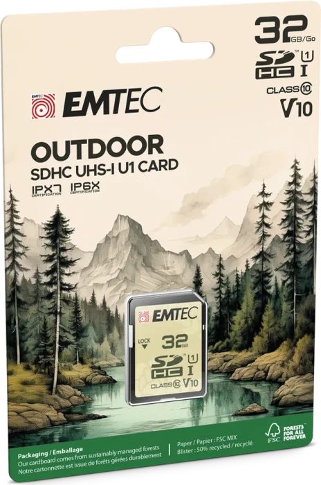 Emtec Outdoor R90/W20 32GB, UHS-I U1, Class 10