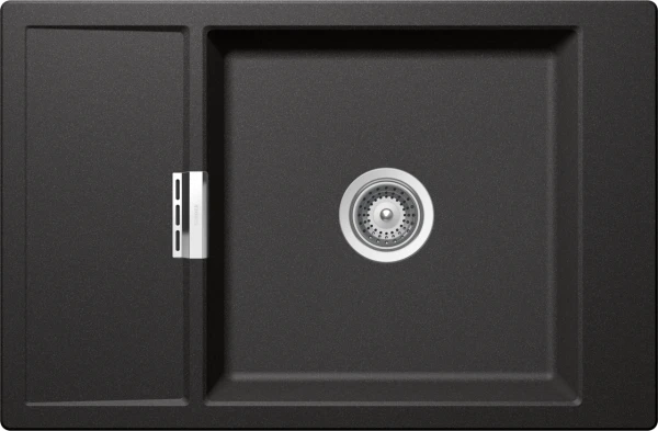 Schock Mono D-100XS Unterbau Becken reversibel stone inkl. Abtropfgitter