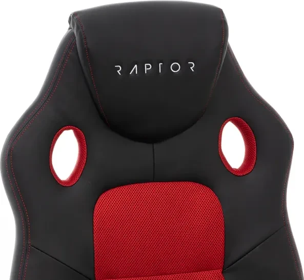 Raptor Gaming GS-40 Gamingstuhl, schwarz/rot