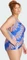 adidas FARM Rio 3-Streifen CLX Badeanzug bold blue/white (Damen) Vorschaubild