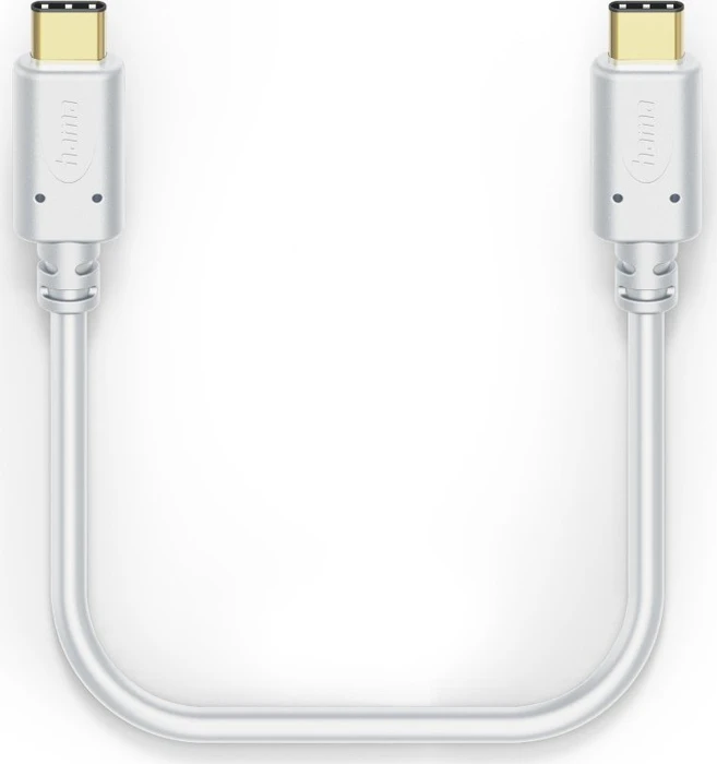 Hama Ladekabel USB-C/USB-C 1.5m weiß