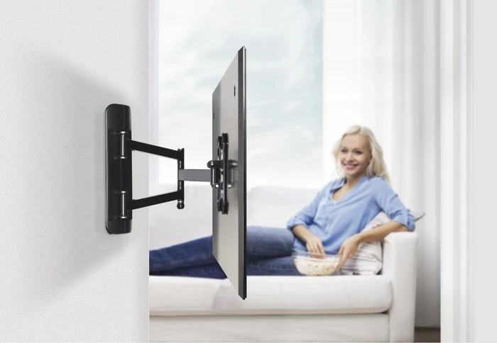 Hama TV-Wandhalterung Fullmotion 5 Sterne L 2 Arme schwarz