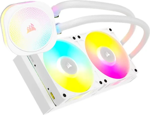Corsair iCUE LINK Titan 240 RX RGB, weiß