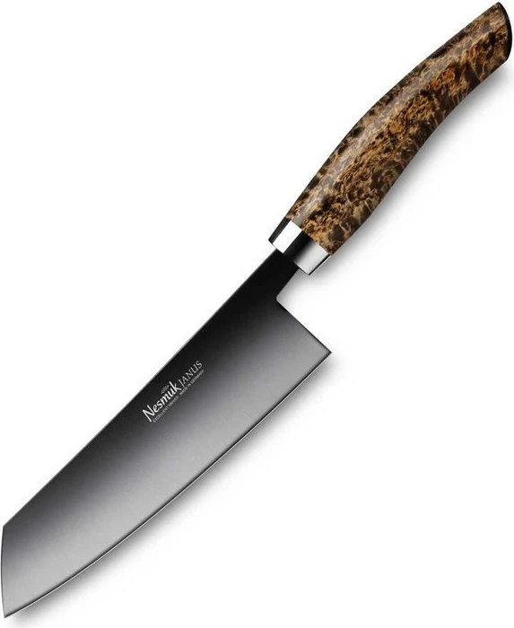 Nesmuk Janus Kochmesser 14cm karelische maserbirke
