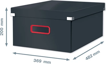 Leitz Click & Store Cosy Aufbewahrungsbox groß, A3, grau