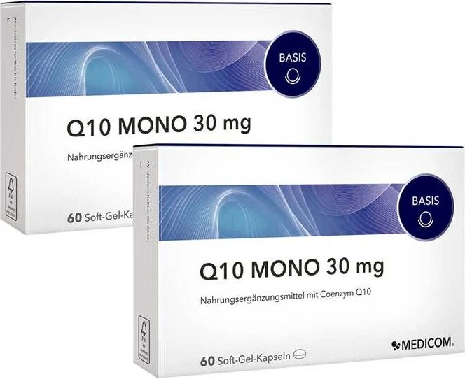 Medicom Q10 Mono 30mg Weichkapseln, 120 Stück (2x 60 Stück)