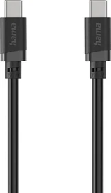 Hama Ladekabel USB-C/USB-C 60W 0.5m schwarz
