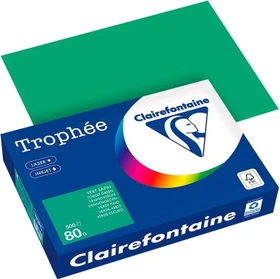 Clairefontaine Trophée Universalpapier matt tannengrün, A4, 80g/m², 500 Blatt