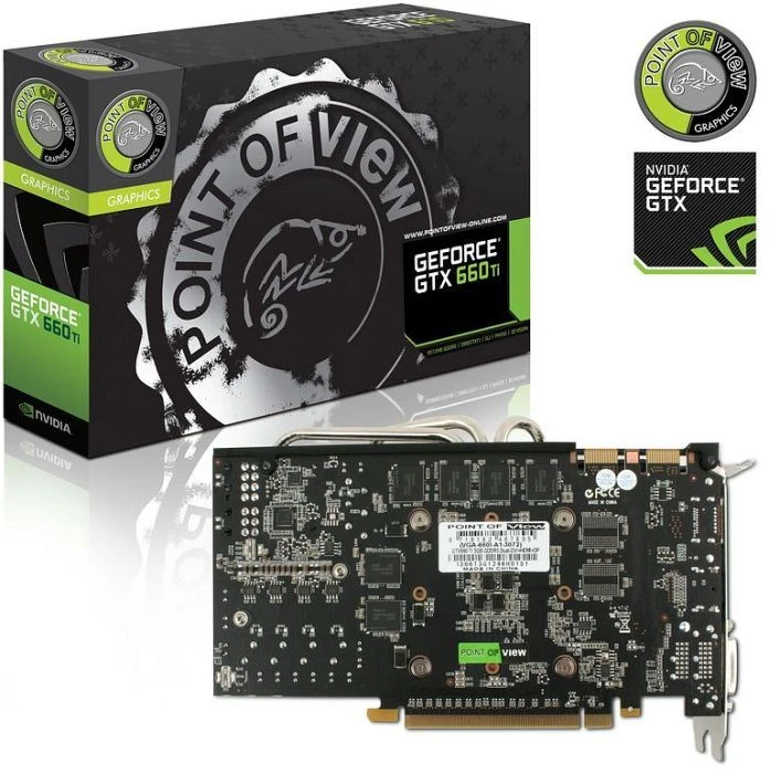 Point of View GeForce GTX 660 Ti, 3GB GDDR5, 2x DVI, HDMI, DP