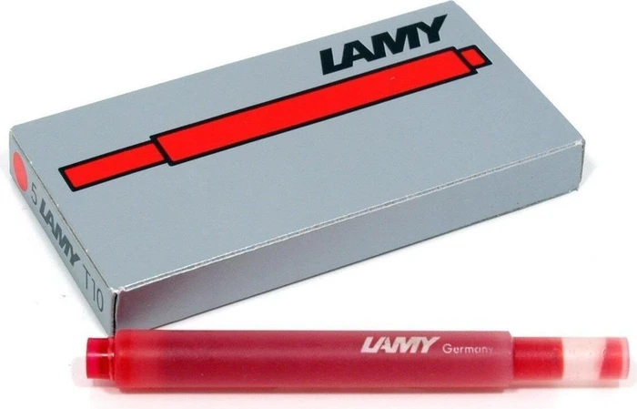 Lamy T10 Großraum-Tintenpatrone coral, 1.25ml, 5er-Pack