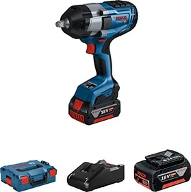 Bosch Professional GDS 18V-1000 BITURBO Akku-Schlagschrauber inkl. L-Boxx + 2 Akkus 5.0Ah