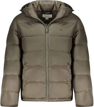 Calvin Klein Daunen-Steppjacke mit Kapuze Jacke beluga (Herren)