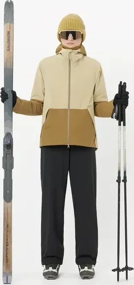 Salomon Outerpath 2.5L Funktionsjacke gray green/brilliant olive (Damen)