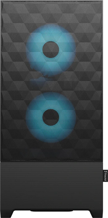 Fractal Design Pop Air RGB Cyan Core TG Clear Tint, Glasfenster