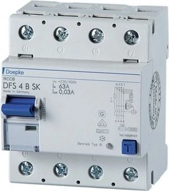 Doepke Fehlerstromschutzschalter DFS 4 063-4/0,30-B SK (09146998)