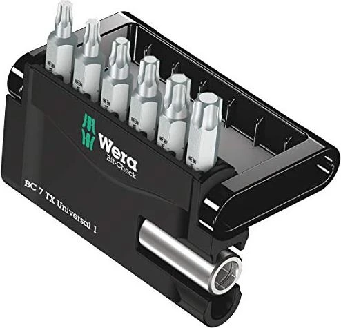 Wera Bit-Check 7 TX Universal 1 Torx Bitset inkl. Werkzeugbox, 7-tlg.