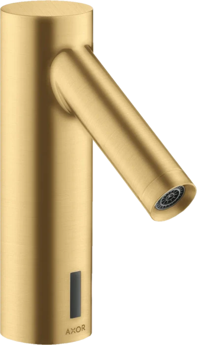 Hansgrohe AXOR Starck Elektronik-Waschtischmischer mit Temperaturvoreinstellung Batteriebetrieb brushed gold optic