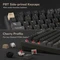 RK Royal Kludge M75 Wireless, grau/schwarz, LEDs RGB, hot-swap, RK RED, USB/Bluetooth, US Vorschaubild