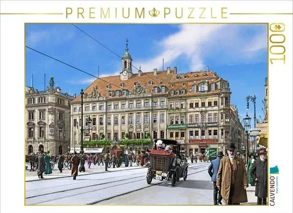 Calvendo Dresden - Altstädter Rathaus am Altmarkt um 1912