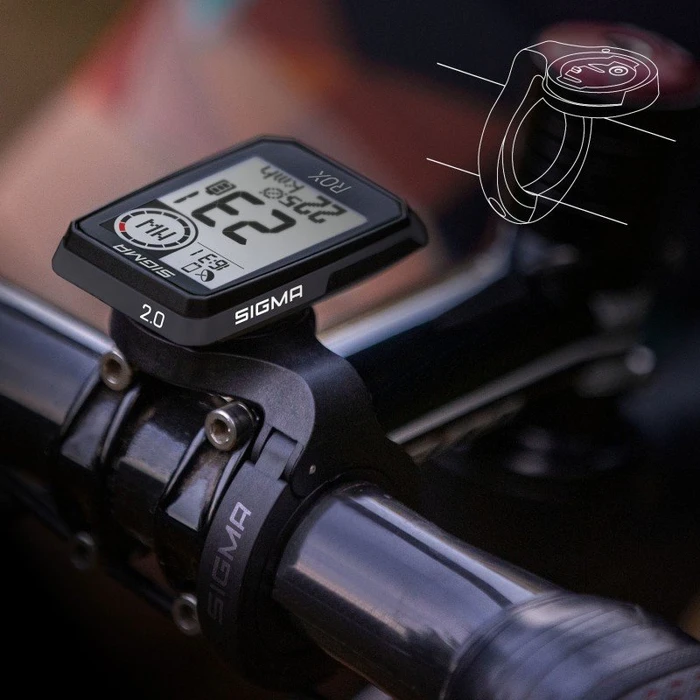 Sigma Sport ROX 2.0 Top Mount Set schwarz