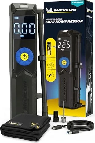 Michelin Akku Digital Minipumpe schwarz