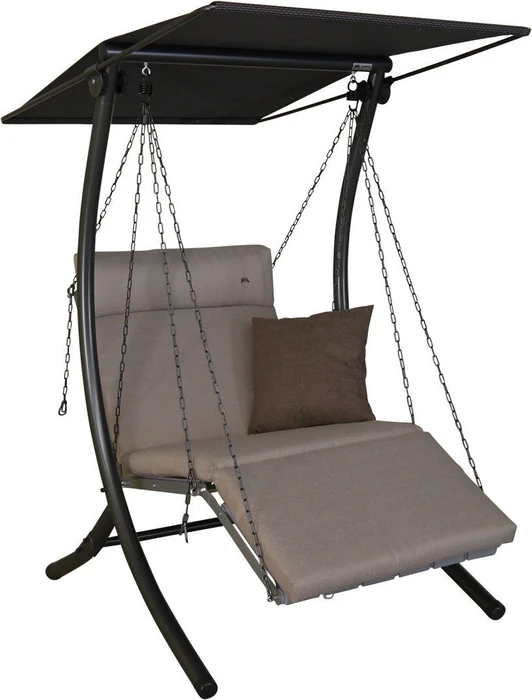 Angerer Luxus Smart Hollywoodschaukel 1-Sitzer sand