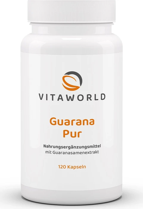 vitaworld Guarana Pur 500 mg Kapseln, 120 Stück