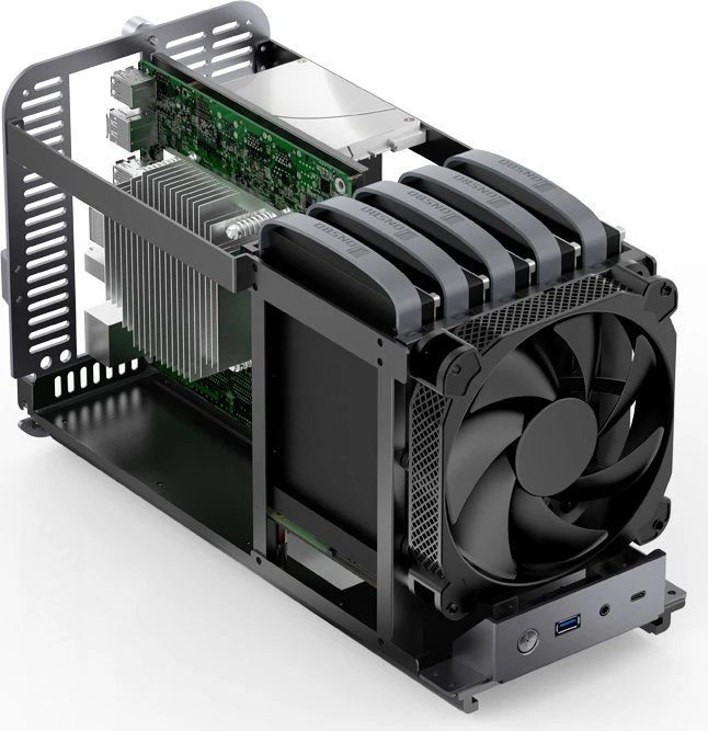 Jonsbo N1, grau, Mini-ITX