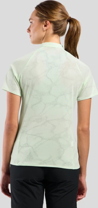 Odlo Ascent Chill-Tec Poloshirt kurzarm ambrosia melange (Damen)