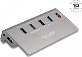 DeLOCK USB-Hub, 5x USB-A 3.1, USB-A 3.1 [Buchse] (64182)