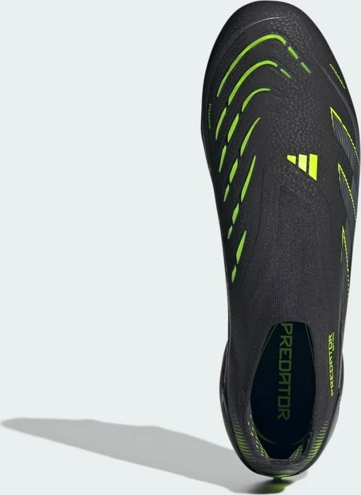 adidas Predator Elite Laceless FG core black/carbon/lucid lemon